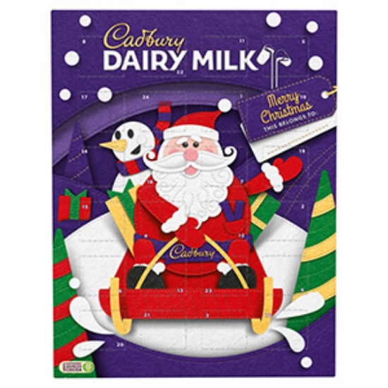 Picture of Christmas Cad Advent Calenders 90g x12